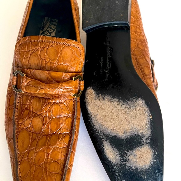 Salvatore Ferragamo Crocodile leather skin men’s shoes - Picture 5 of 9